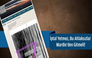 'İptal Yetmez, Bu Ahlaksızlar Mardin`den Gitmeli'