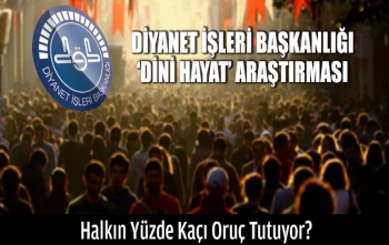 Halkın Yüzde Kaçı Oruç Tutuyor?
