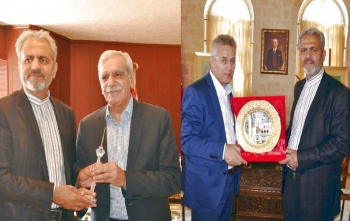 İran Büyükelçisinden Vali Taşkesen ve Başkan Türk'e ziyaret 