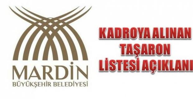 Büyükşehirde Kadroya geçenlerin tam listesi