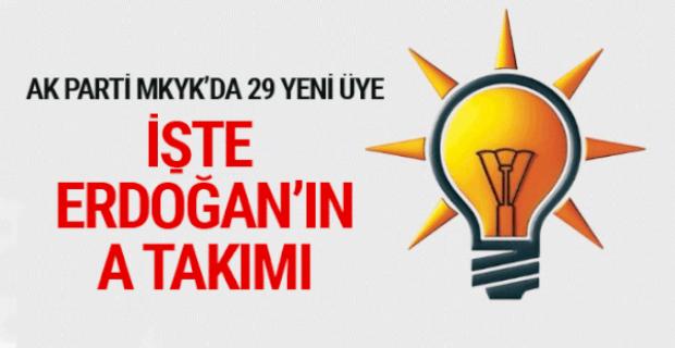 AK Parti'de yeni MKYK Açıklandı