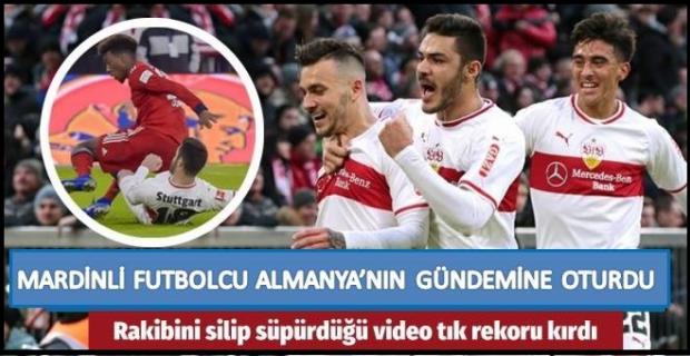 Mardinli Futbolcu, ilk maçında Almanya'da gündem oldu