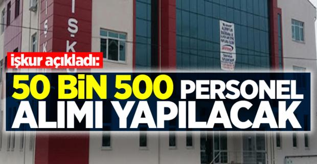İŞKUR üzerinden 50 bin personel alımı olacak!
