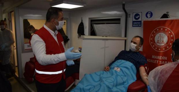 Cumhuriyet Başsavcısı Bektaş'tan kan bağışına destek