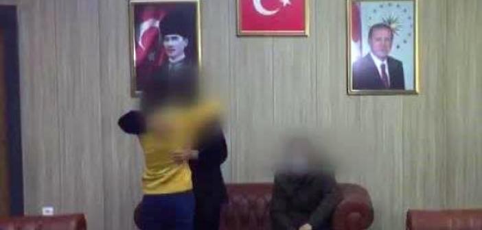 Polisin iknasıyla teslim olan teröristler aileleriyle buluşturuldu
