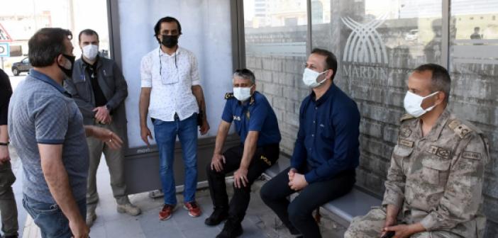 Kaymakam Yalçın, "tam kapanma" denetimine katıldı