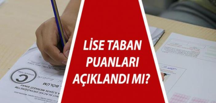 2021 LGS Anadolu, İmam Hatip, Fen Lisesi Taban puanları ve yüzdelik dilimleri açıklandı! LGS Lise taban puanları 2021 açıklandı mı?