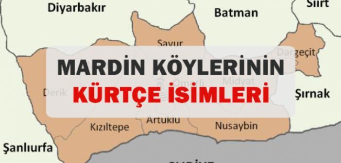 Artuklu Köyleri Kürtçe Türkçe eski isimleri