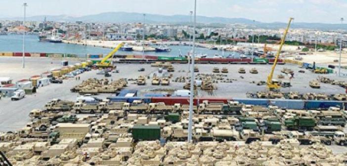 Türkiye'ye 40 kilometre uzakta dikkat çeken hareketlilik! ABD, Dedeağaç'ı cephaneliğe dönüştürüyor 400 tank yığdı