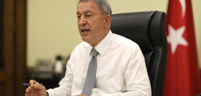 Bakan Akar: Yunanistan'ın anlaşmalara aykırı hareketleri göz ardı ediliyor