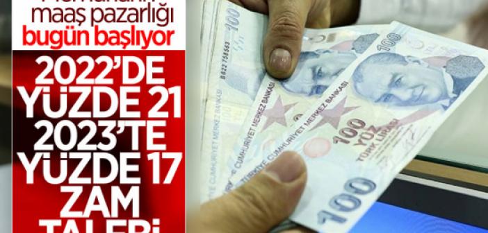Memur zammı görüşmeleri başladı