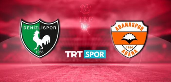 Denizlispor - Adanaspor maçı canlı izle | TRT Spor canlı yayın izle linki