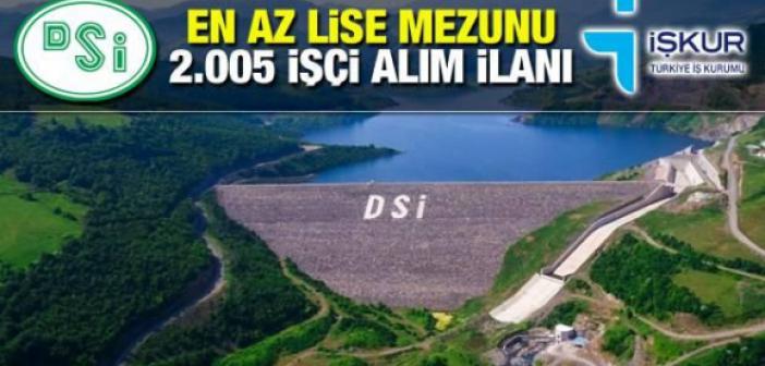 İŞKUR DSİ kura sonuçları isim listesi sorgulama: 2021 Devlet Su İşleri 2.005 işçi alımı yazılı ve sözlü sınav ne zaman? .