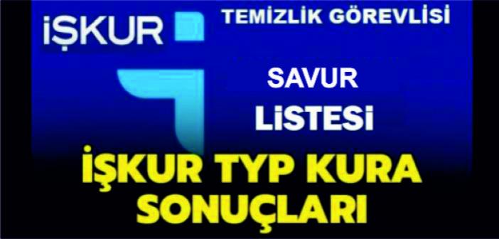 İşte Savur için İŞ-KUR Kurası ile çekilen Asil ve Yedek TYP Listesi