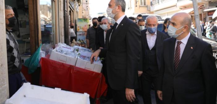 Bakan Gül Mardin'de ziyaret ve incelemelerde bulundu