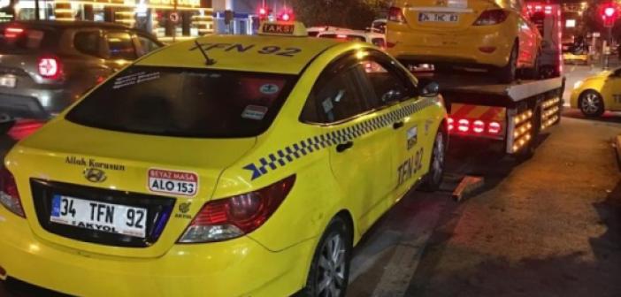 'Karşısının taksisiyim' deyip yolcu almayan araçlara trafikten men