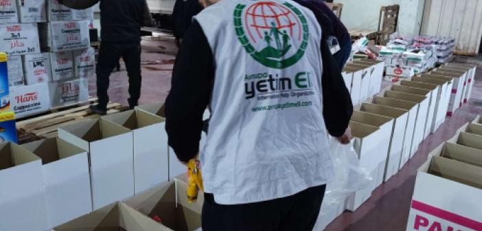 Avrupa Yetim Eli Erbil'deki selzedelere yardım eli uzattı