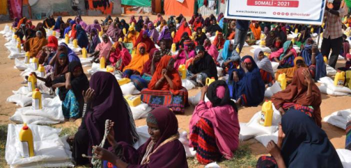 IHO EBRAR Somali’de gıda dağıtımı gerçekleştirdi