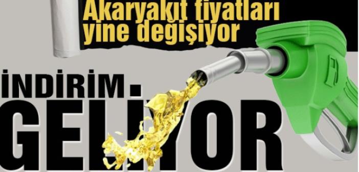 Akaryakıtta bir indirim daha