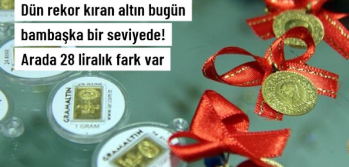Dün rekor kıran altın bugün bambaşka bir seviyede!