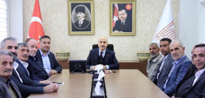Muhtarlardan Vali Demirtaş’a teşekkür