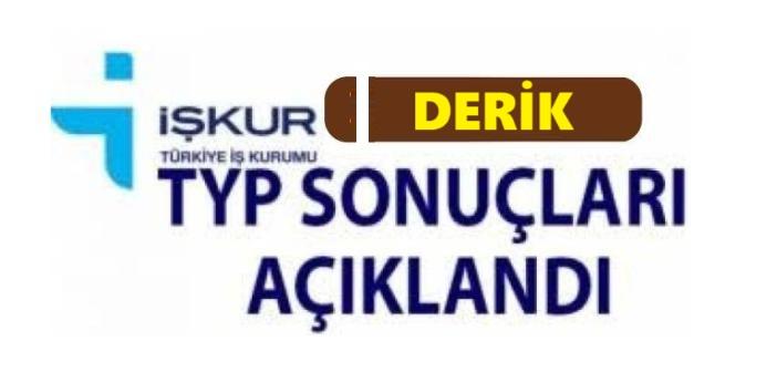 Derik İşkur TYP listesi belli oldu! İşte Derik İşkur Listesi