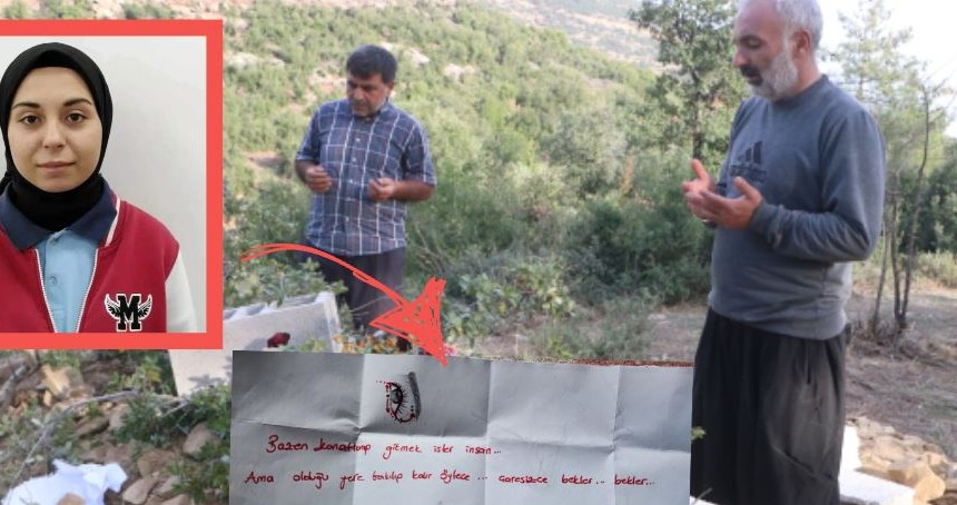 Beyin kanaması geçirerek hayatını kaybeden genç kızın okul çantasından çıkan not yürekleri dağladı