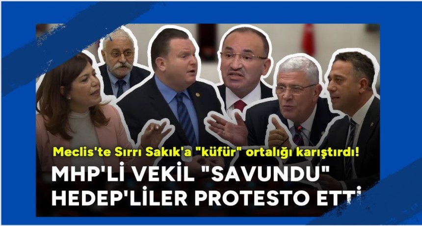 HEDEP'ten Meclis'te Celal Adan protestosu: İstifa etsin
