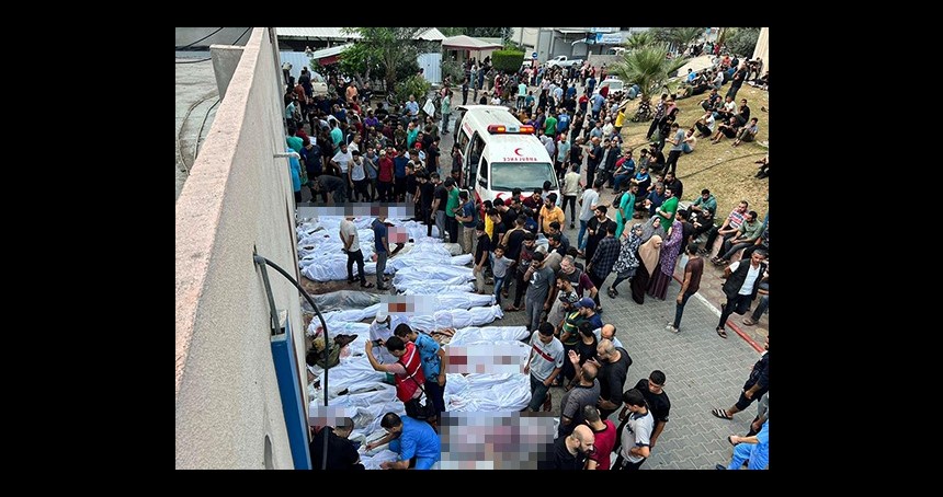 İsrail'in 6 ton bombayla hedef aldığı mülteci kampından gelen görüntüler korkunç