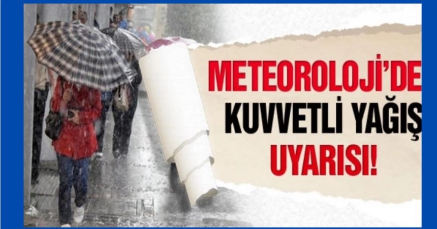 Meteoroloji'den 12 kente sarı uyarı! Gök gürültülü sağanak bekleniyor