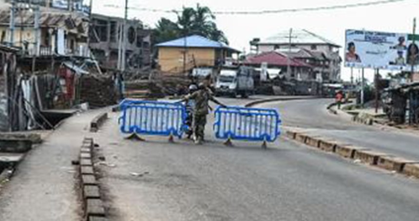 Sierra Leone'da sokağa çıkma yasağı ilan edildi