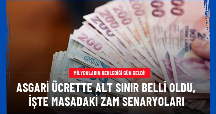 Asgari ücrette 2. toplantı bugün! İşte masadaki zam senaryoları