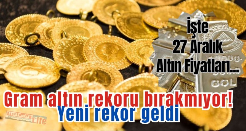 Gram altın rekoru bırakmıyor! Yeni rekor geldi
