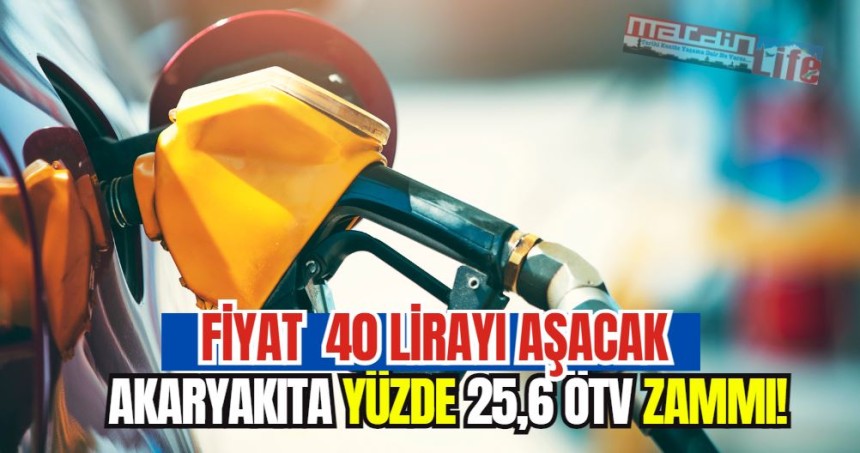 Alkollü içki ve akaryakıta yüzde 25,6 ÖTV zammı!