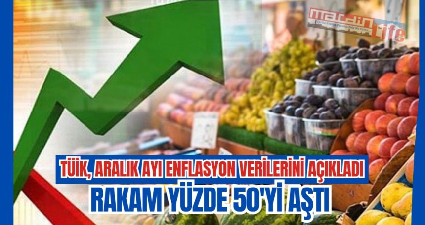 TÜİK, aralık ayı enflasyon verilerini açıkladı