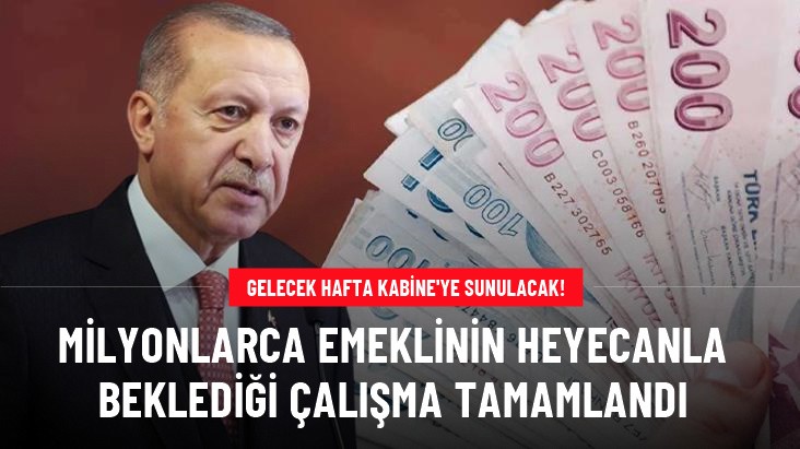 SSK ve Bağ-Kur emeklilerine ek zam çalışması tamamlandı! Gelecek hafta Kabine'ye sunulacak