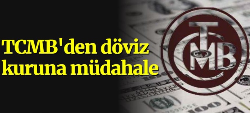 TCMB'den döviz kuruna müdahale