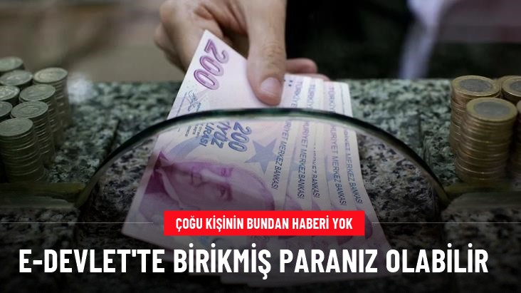 E-Devlet'te birikmiş paranız olabilir