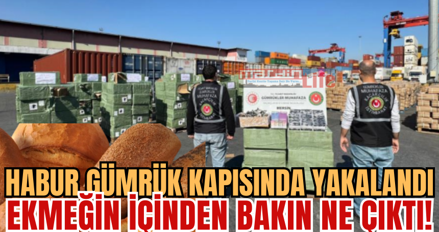 Habur Gümrük kapısında yakalandı! Ekmeğin içinden bakın ne çıktı