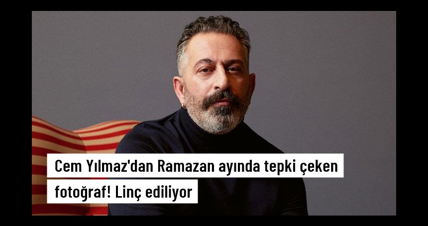 Cem Yılmaz, Ramazan ayında yaptığı içkili paylaşım nedeniyle linç ediliyor