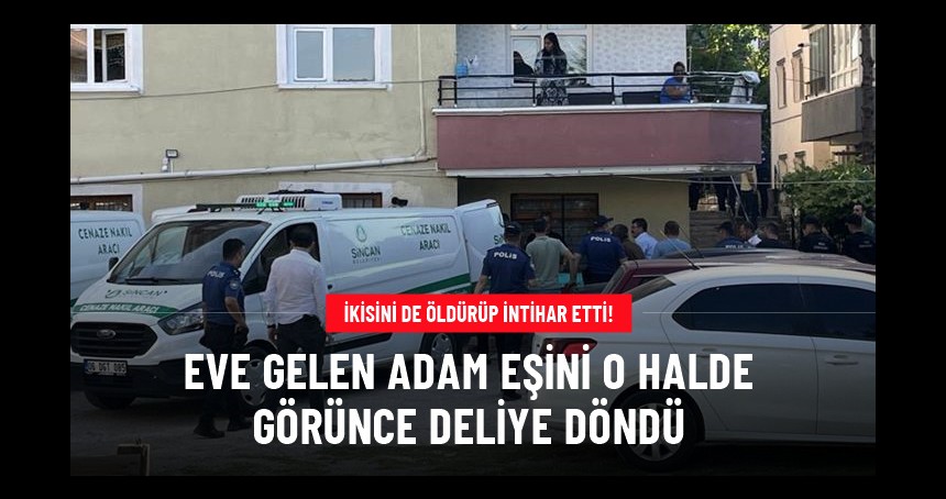 Eşini evde başkasıyla yakaladı! İkisini de öldürüp intihar etti