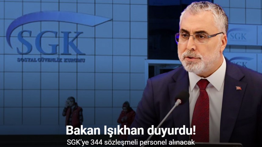SGK’ye 344 sözleşmeli personel alınacak! İşte ayrıntılar