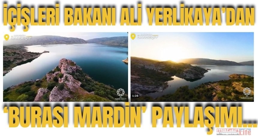 Bakan Yerlikaya'dan 'Burası Dargeçit' Paylaşımı