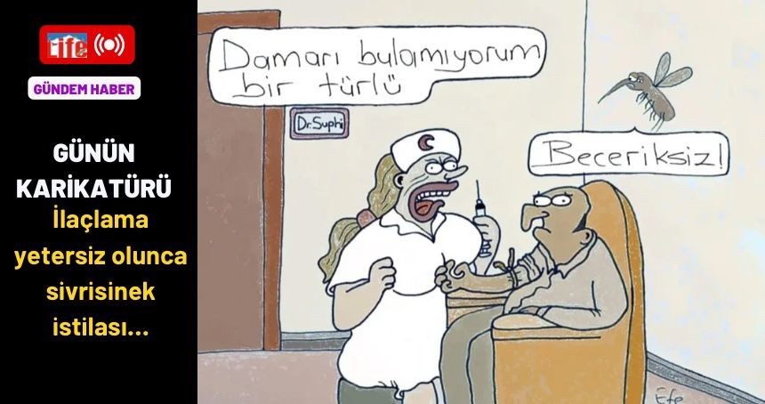 Günün Karikatürü: Sivrisinek istilası...