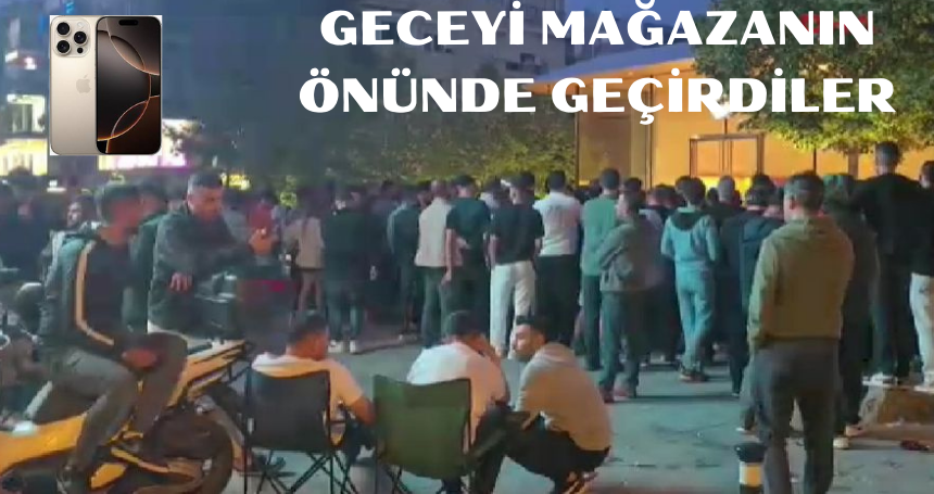 Vatandaşlar geceden mağazalara akın etti