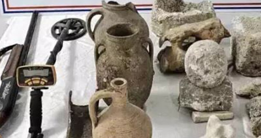 Karaman’da çok sayıda tarihi eser ele geçirildi