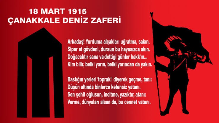 18 Mart Çanakkale Zaferi ile ilgili şiirler, en anlamlı,duygulu şiirler