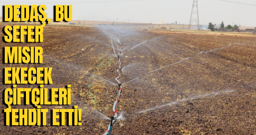 DEDAŞ, bu sefer Mısır ekecek çiftçileri tehdit etti!