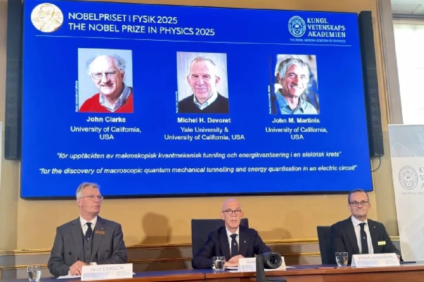 2025 Nobel Fizik Ödülü sahiplerini buldu