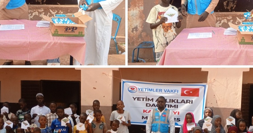 Yetimler Vakfı, Mali'deki yetimlere kasım ayı aylıklarını ulaştırdı